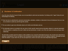 Tablet Screenshot of legal.triyama.com